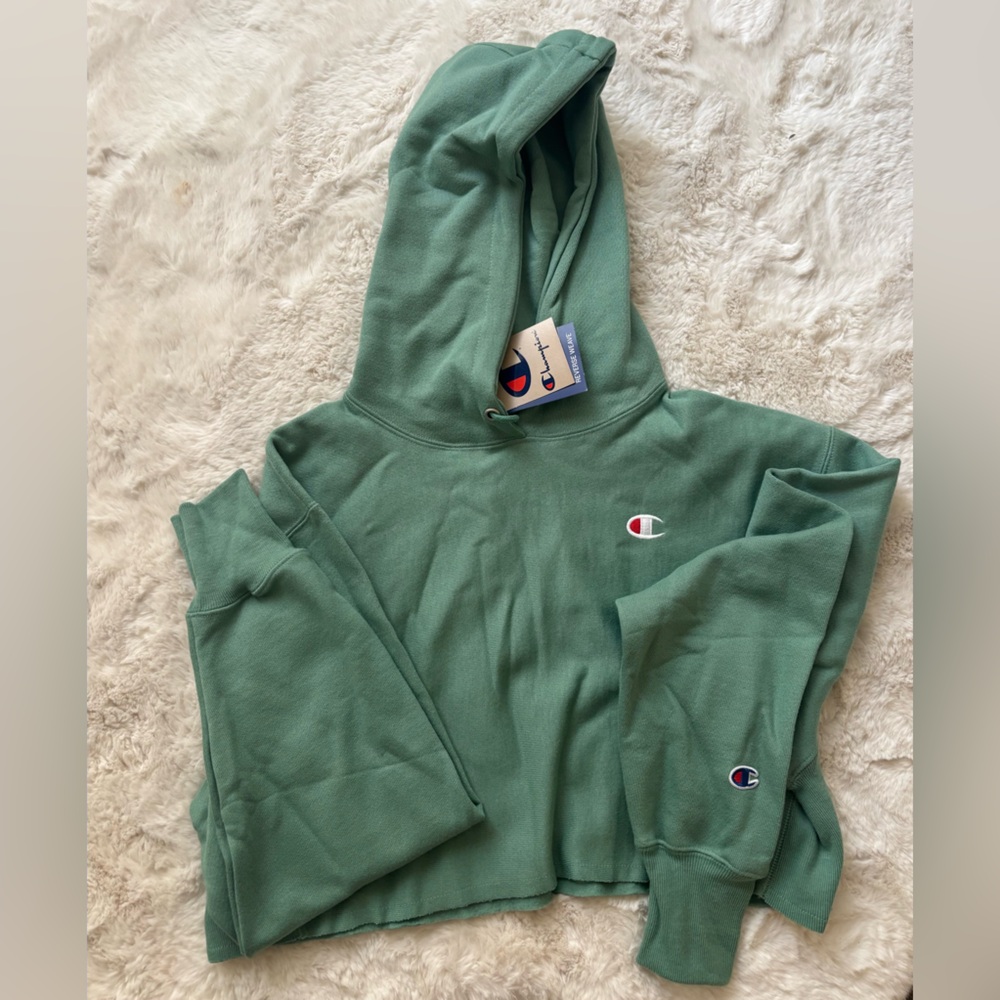 Champion Sage Green Pullover Hoodie